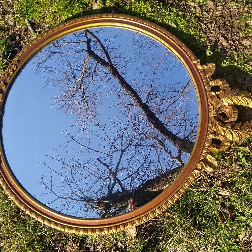 Antique Gold mirror by Louis Bierfeld Company